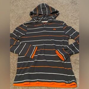 Boys Tony Hawk long sleeve striped hoodie shirt sz medium